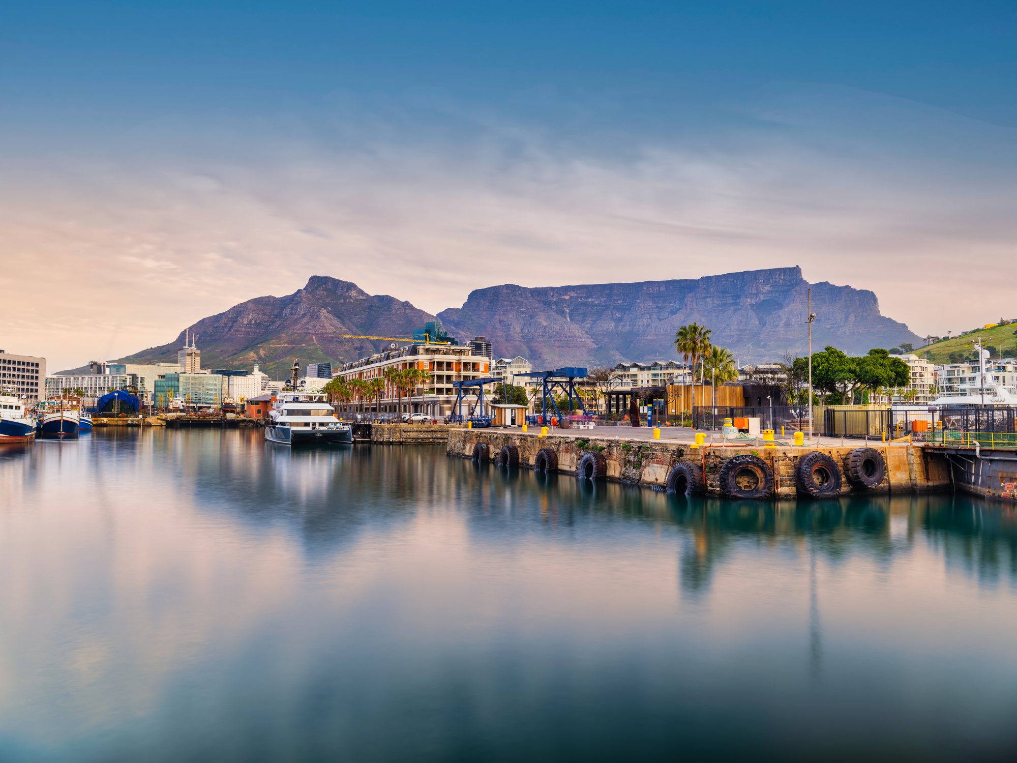 Cape Town waterfront with Table Mountain